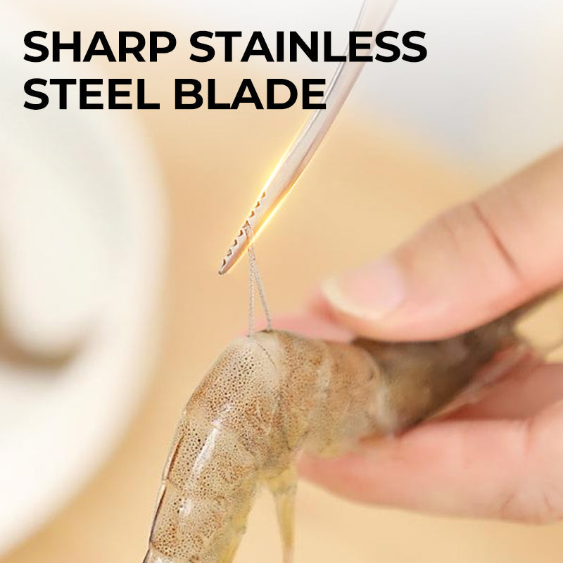 Multifunctional Shrimp Deveining Tool