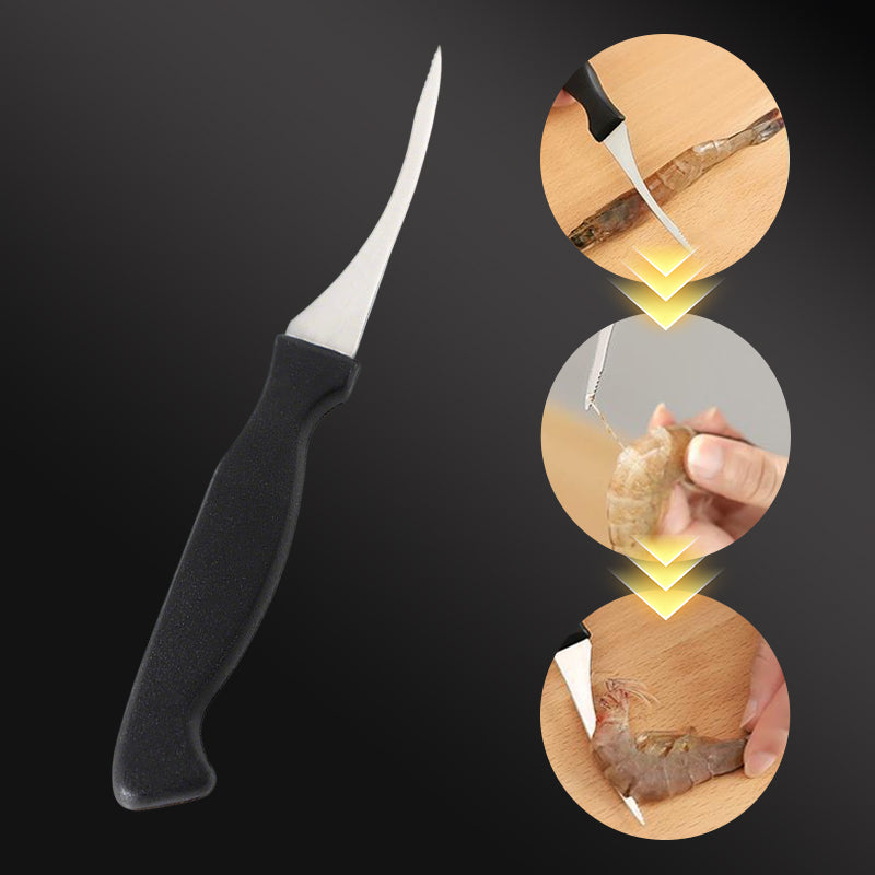 Multifunctional Shrimp Deveining Tool