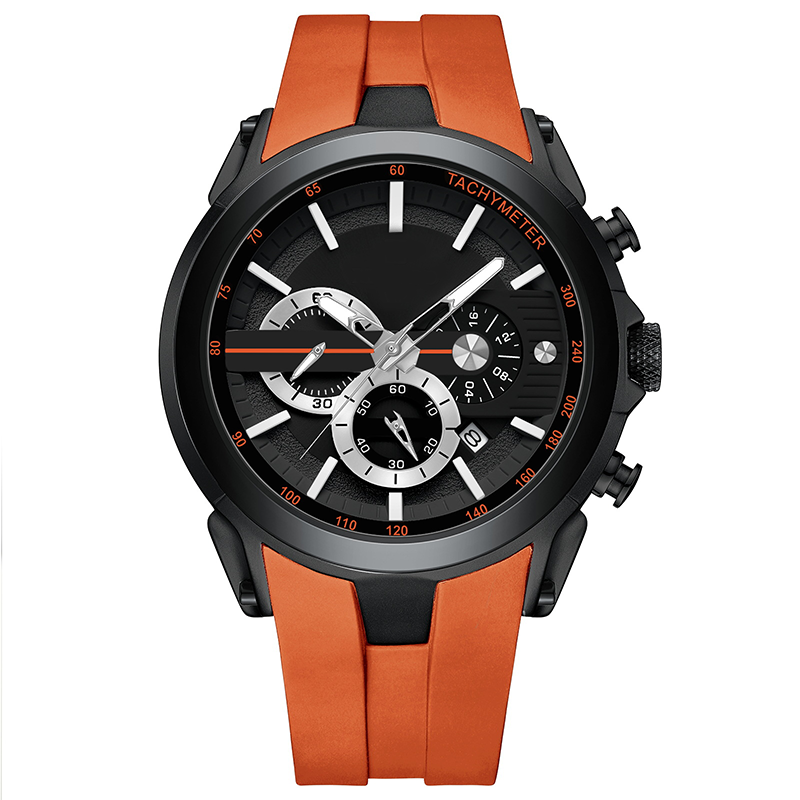 🔥Sport Style Luminous Silicone Strap Waterproof Watch
