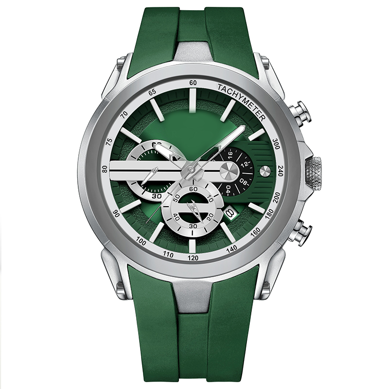 🔥Sport Style Luminous Silicone Strap Waterproof Watch