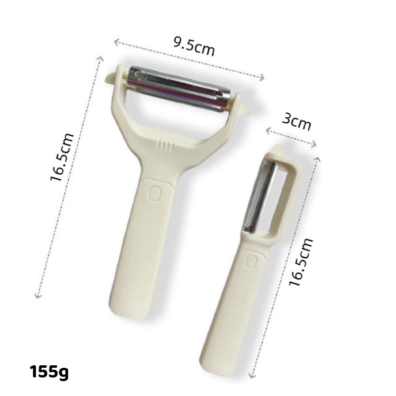 🔥2-in-1 Dual-Head Peeler and Shredder