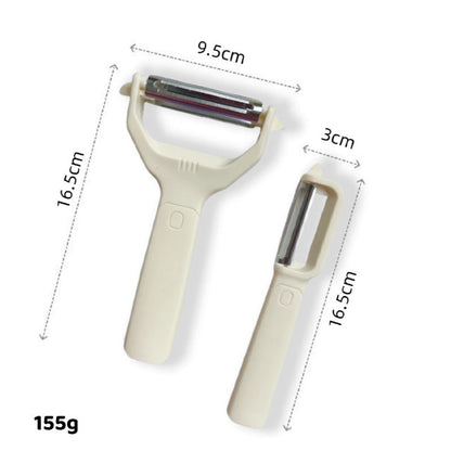 🔥2-in-1 Dual-Head Peeler and Shredder