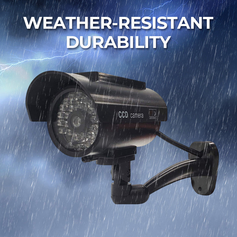 🏆 Solar-Powered Dummy Security Camera – 360° Deterrent, 0% Electricity Costs!🌞📹