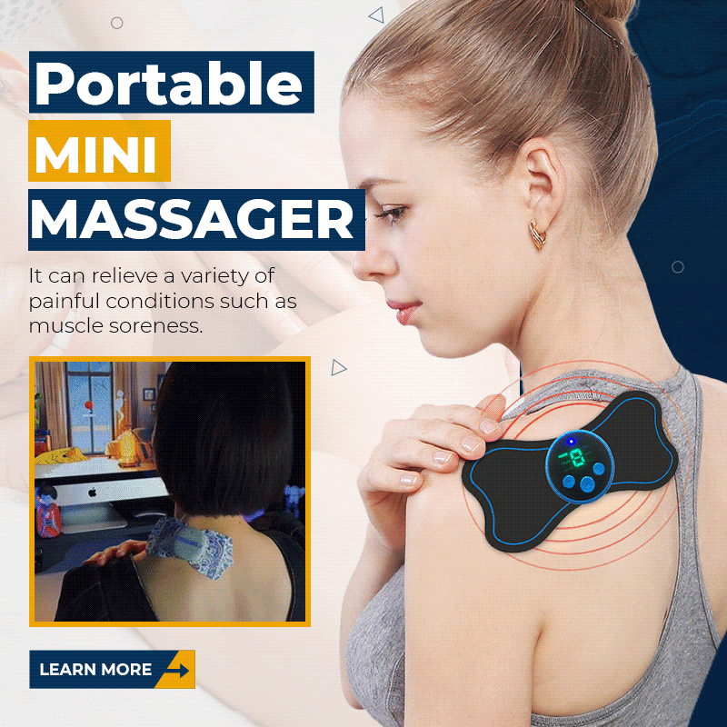 🔥⏰️LIMITED TIME OFFER💆‍♀️✨Portable Mini Body Massager – Adjustable Intensity for Neck, Back, Waist, Hips & Legs, Relax On The Go!