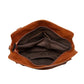Faux leather shopper, stylish women's shoulder bag with a zipper, trendy wallet set