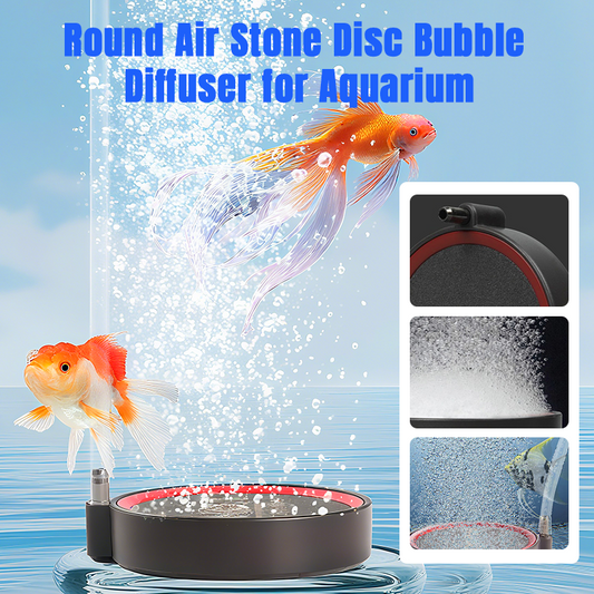 Round Air Stone Disc Bubble Diffuser for Aquarium