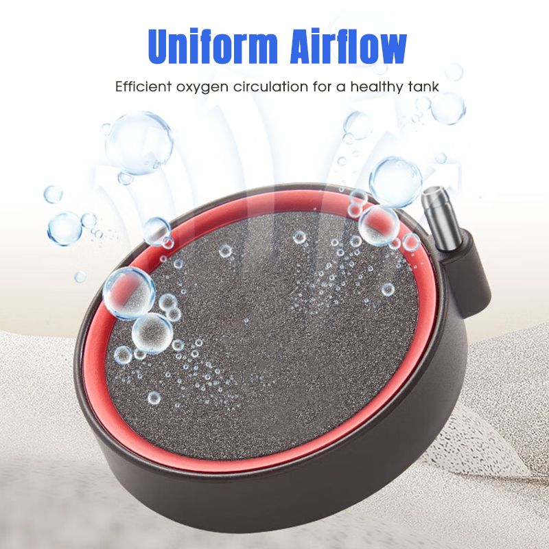 Round Air Stone Disc Bubble Diffuser for Aquarium
