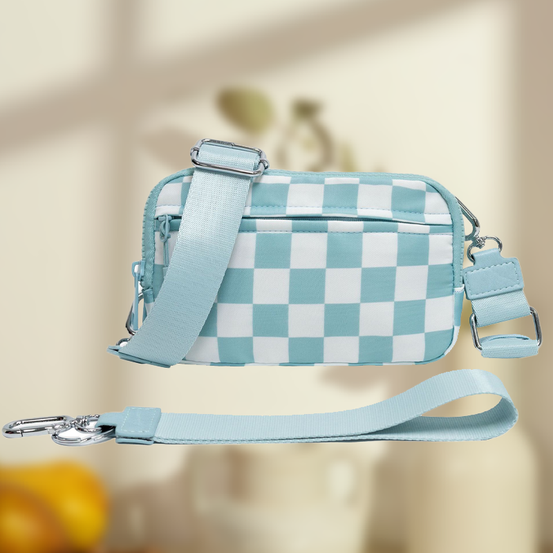 Unisex Fashion Checkered Bum Bag