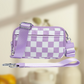 Unisex Fashion Checkered Bum Bag