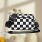 Unisex Fashion Checkered Bum Bag