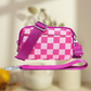 Unisex Fashion Checkered Bum Bag