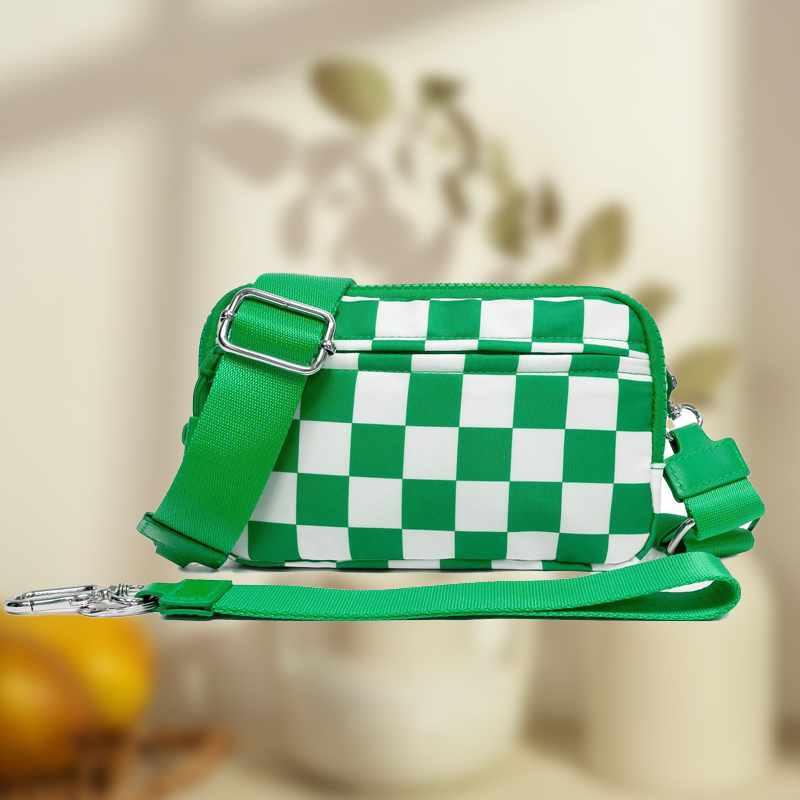 Unisex Fashion Checkered Bum Bag