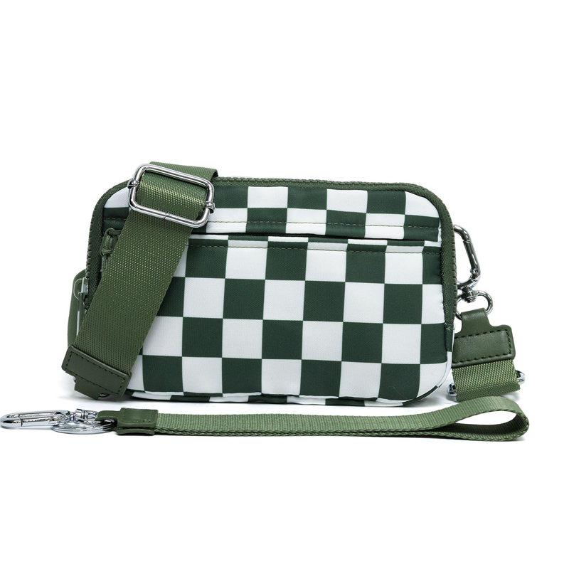 Unisex Fashion Checkered Bum Bag