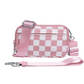 Unisex Fashion Checkered Bum Bag