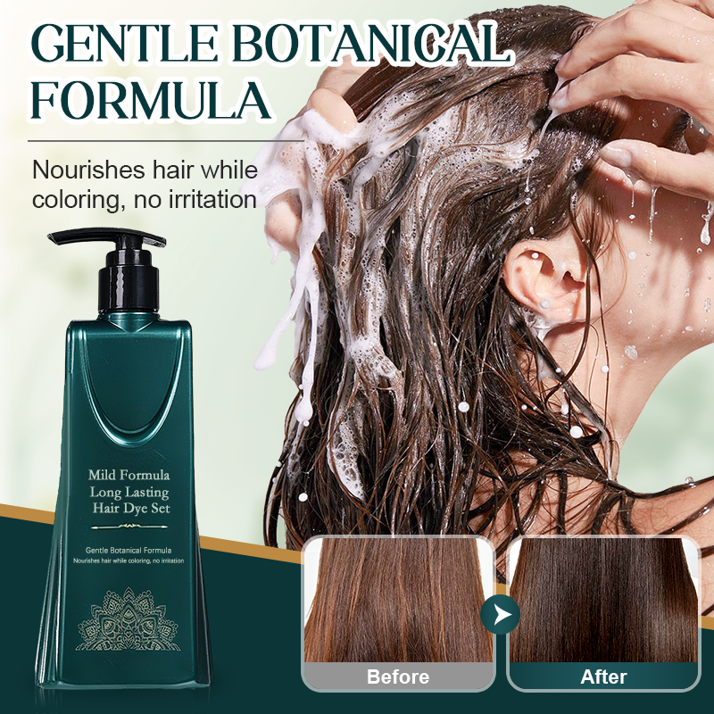 ✨Mild Formula Long Lasting Hair Dye Set - Buy 3 Get 1 Free🎁
