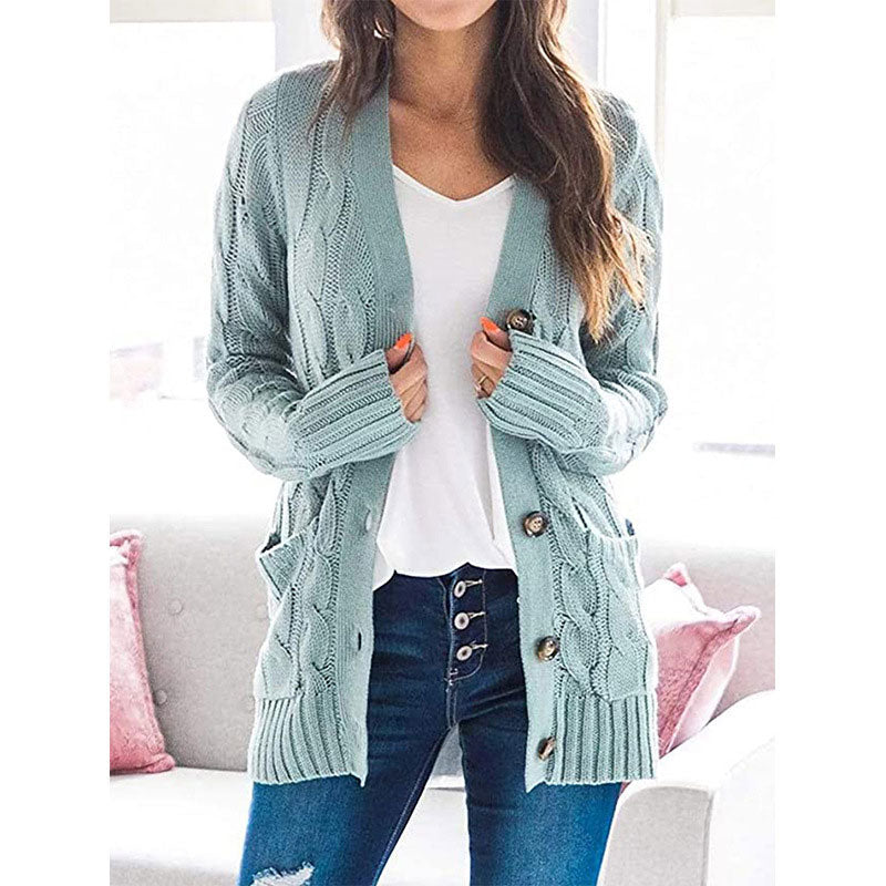 Women's Autumn Midi-Length Knit Sweater