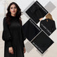 Women's Elegant Lantern Sleeve Pleated Dress