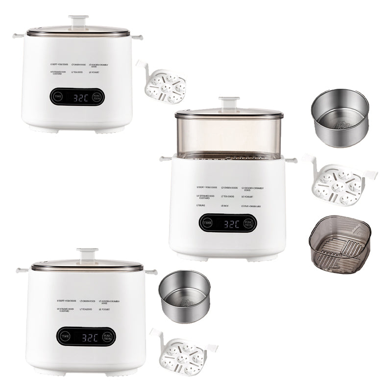 🥳2026 HOT SALE🥳💞50K+ SOLD!🎁✨ 50% OFF! Mini Multi‑Functional Egg Cooker – Smart touch panel, 6‑egg capacity, boils, poaches, scrambles & steams. Perfect for quick breakfasts! 🥚⚡