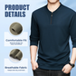 Men's Half-Zip Crew Neck Casual Pullover