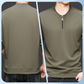 Men's Half-Zip Crew Neck Casual Pullover