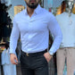 ⏳Fall Limited Edition Collection💥Men's Casual Slim Fit Solid Color Shirt