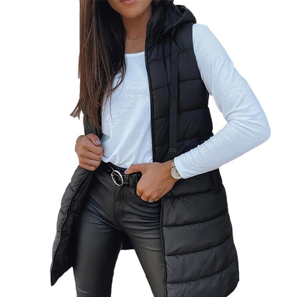 🥇2025 Fashion Sales Champion💥Women’s Zip-Up Long Puffer Vest