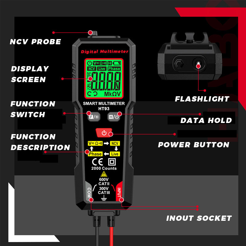 ⚡2025 Comprehensive Style Upgrade⏫Digital Smart Multimeter