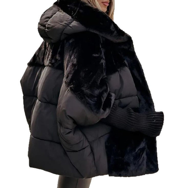 🍂 Early Fall Pre-sale: 50% Off！！⏳Women’s Oversized Hooded Patchwork Puffer Coat