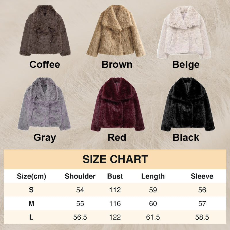 ⏳Cross-Season Early Bird Discount: 50% OFF💥Women's Fluffy Short Coat