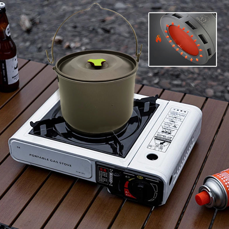 Durable Lightweight Portable Camping Cookware Mess Set