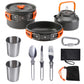 Camping Cookware and Cutlery Set
