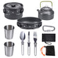 Camping Cookware and Cutlery Set
