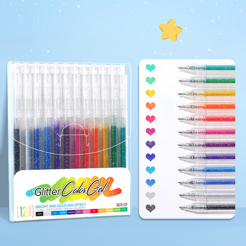 🎨 ✏️2026 New Arrivals 50% OFF！！🎁Glitter Gel Pen Set