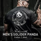 Men’s Solider Panda Cotton T-Shirt