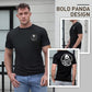 Men’s Solider Panda Cotton T-Shirt
