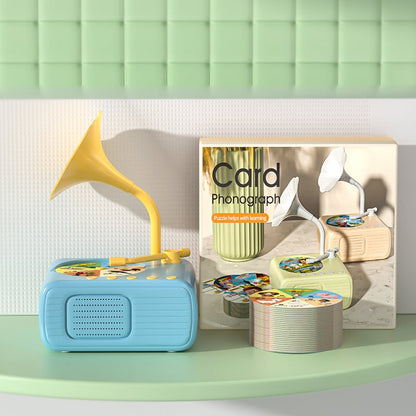 🏆Flash Sale⚡Hot Sale 49%OFF 💥🎶Kids Phonograph with 99 Cards👶Early Education Phonograph Story Machine