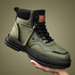 Men's Plush Lace-Up High Top Boots