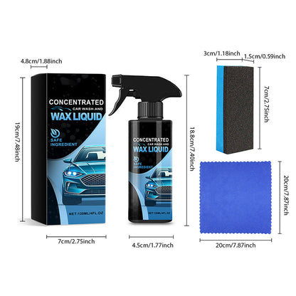 ✨Gentle Effective Car Cleaning Spray Free Sponge & Cloth