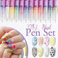 🎨12 Colors Nail Art Pens Set