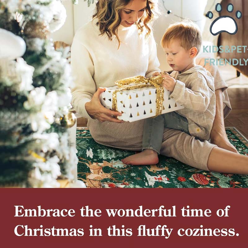 🦌🎄🎅Soft Non-Slip Christmas Rug For Home Decor🎁