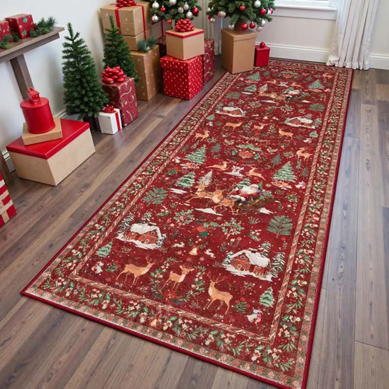 🦌🎄🎅Soft Non-Slip Christmas Rug For Home Decor🎁