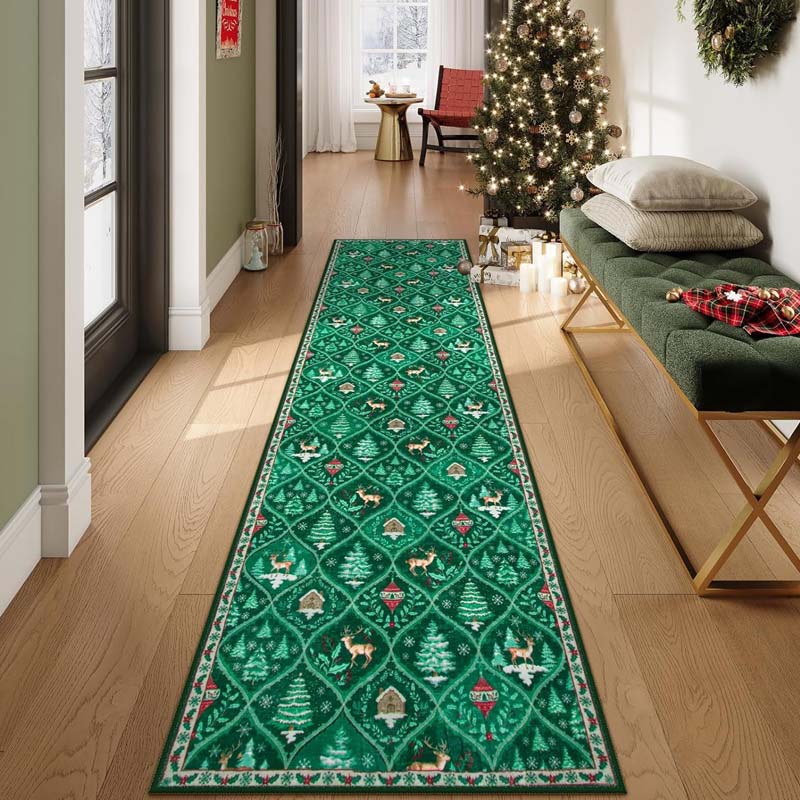 🦌🎄🎅Soft Non-Slip Christmas Rug For Home Decor🎁
