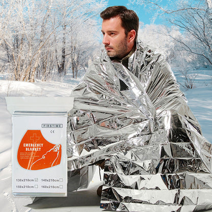 🔥Silver Double-Sided Waterproof Portable Outdoor Emergency Blanket
