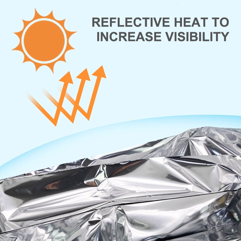 🔥Silver Double-Sided Waterproof Portable Outdoor Emergency Blanket