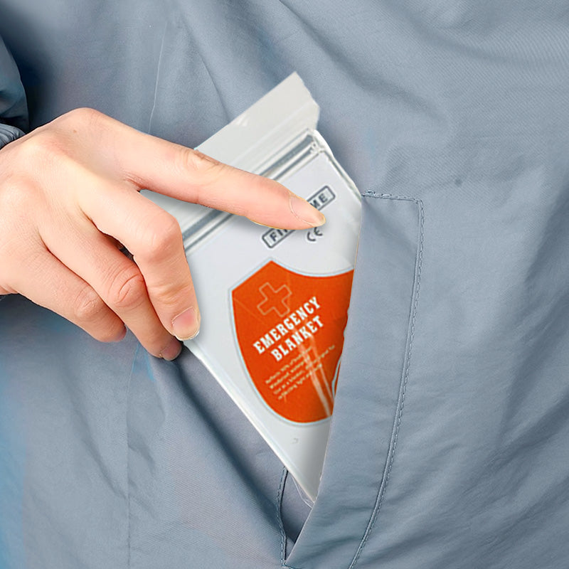 🔥Silver Double-Sided Waterproof Portable Outdoor Emergency Blanket