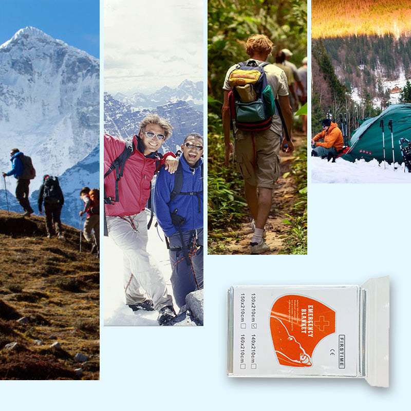 🔥Silver Double-Sided Waterproof Portable Outdoor Emergency Blanket