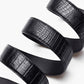 Men's Crocodile Pattern Belt with Automatic Buckle