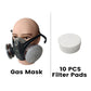 Dust-Proof Integrated Respirator Mask – Dual-Tank Activated Carbon Filters, Industrial-Grade Gas & Dust Protection 🛡️🔥