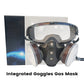 Dust-Proof Integrated Respirator Mask – Dual-Tank Activated Carbon Filters, Industrial-Grade Gas & Dust Protection 🛡️🔥