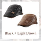 Men's Trendy  PU Leather Ivy Cap